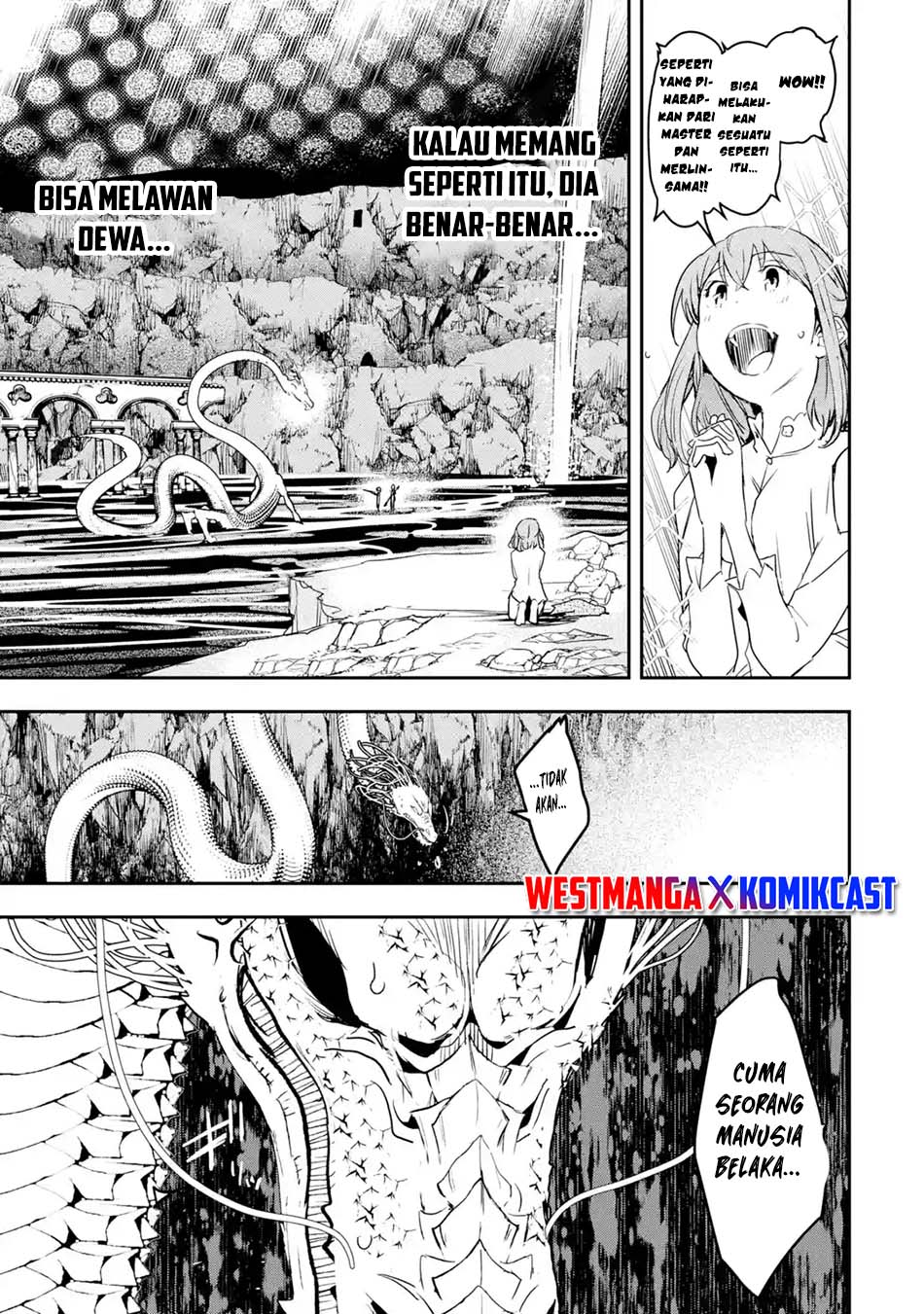 Rakudai Kenja Gakuin no Musou ~ Nidome no Tensei, S Rank Cheat Majutsushi Boukenroku Chapter 13.6 Bahasa Indonesia